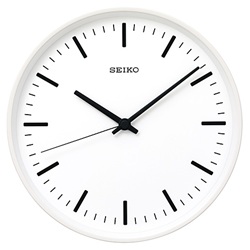 ＜ヤマギワ＞ SEIKO（セイコー）「STANDARD」アナログ電波クロック φ310mm / ホワイト[221KX308W] 掛け時計 カケドケイ画像