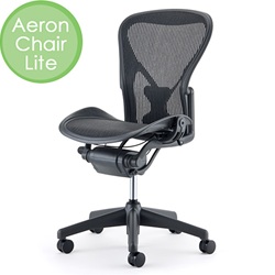 ＜ヤマギワ＞ HermanMiller（ハーマンミラー）「Aeron Chair Lite（アーロンチェアライト）」アームレス/Bサイズ/クラシック【取寄せ品】 パソコンチェア画像