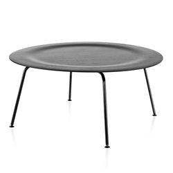 ＜ヤマギワ＞ HermanMiller（ハーマンミラー）「Eames Plywood Coffee Table」スチールベース/ブラック/エボニー【取寄せ品】[267CTMENBK] コーヒーテーブル