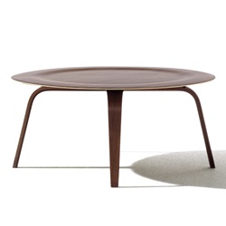 ＜ヤマギワ＞ HermanMiller（ハーマンミラー）「Eames Plywood Coffee Table」ウッドベース/ウォールナット【取寄せ品】[267CTWOU] コーヒーテーブル画像