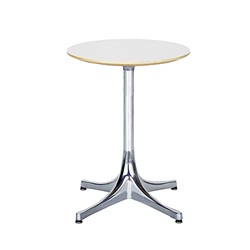 ＜ヤマギワ＞ HermanMiller（ハーマンミラー）「Nelson End Table」ホワイト【取寄せ品】[267J5451MJL] サイドテーブル画像