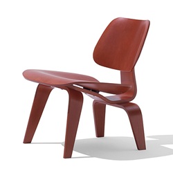 【入荷未定】Herman Miller（ハーマンミラー）Eames Plywood Lounge Chair（LCW）レッド【取寄品】
