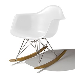 ＜ヤマギワ＞ HermanMiller（ハーマンミラー）「Eames Shell Chair / Armchair（RAR）」ホワイト【取寄せ品】[267RAR47Z5ZF] ロッキングチェア