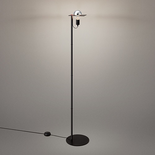YAMAGIWA（ヤマギワ）フロア照明 MIRROR BALL LAMP φ270mm ブラック （ランプ別）（専用ランプ）商品画像