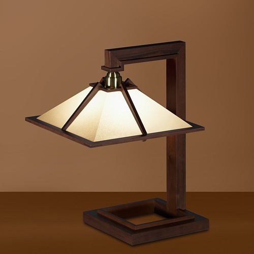 Frank Lloyd Wright（フランクロイドライト）テーブル照明 TALIESIN 1 MINI（タリアセン） ウォルナット商品画像