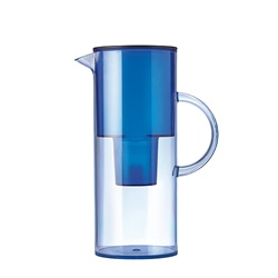 ＜ヤマギワ＞ stelton（ ステルトン ）「 Classic Water filter jug （ クラシック・ウォーター・フィルター・ジャグ ）」 アズールブルー 調理器具 調理小道具 浄水器画像
