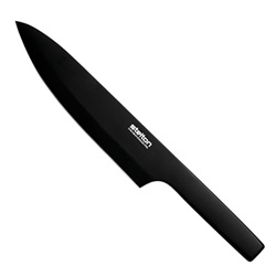 ＜ヤマギワ＞ stelton（ ステルトン ）「 Pure Black Knife（ ピュアブラックナイフ ）シェフナイフ L 」牛刀大[454X/120/1] 調理器具 包丁 ホウチョウ画像
