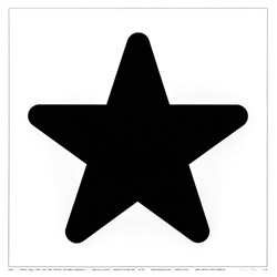 ＜ヤマギワ＞ DANESE（ダネーゼ）「SEI SIMBOLI SINSEMANTICI」stella（星）[461DEDZ11/WS] ポスター画像