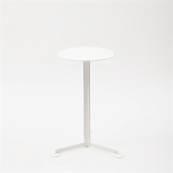 DANESE（ダネーゼ）調整式サイドテーブル Familia（ファミリア）シングルテーブル H70cm ホワイト
