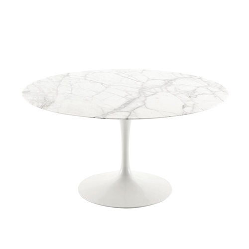 Knoll（ノル） Saarinen Collection ラウンドテーブル Φ1070mm ホワイト × アラベスカート商品画像