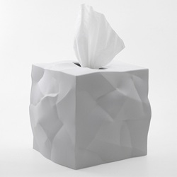 ＜ヤマギワ＞ essey（エッセイ）「Wipy-Cube」ホワイト[485ESY04027] ティッシュ ティッシュケース
