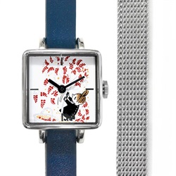 ＜ヤマギワ＞ MOOMIN TIMEPIECES（ムーミン・タイムピーシーズ）ウォッチ「ツリーとリトルミイ」[485MTP020005] レディース 腕時計 ウデドケイ画像