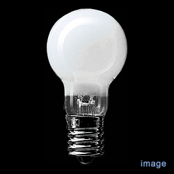 ＜ヤマギワ＞ E17 PS35ミニクリプトンランプホワイト 100V 60W形[54704KR100V54WW] 蛍光灯・電球画像