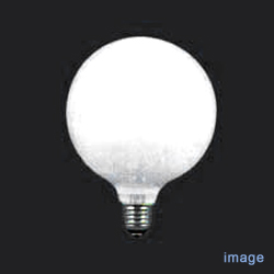 ＜ヤマギワ＞ E26 ホワイトボールランプ φ125mm 100W[54711G125E26110V100WS] 蛍光灯・電球