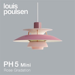 【予約注文】Louis Poulsen（ルイスポールセン）ペンダント照明 PH 5 mini ローズ･グラデーション
