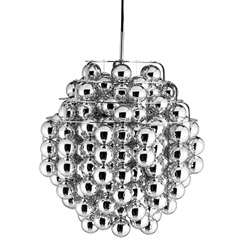 ＜ヤマギワ＞ VERPAN （ バーパン ） 「Ball Lamp Type H Sliver」【取寄品・要電気工事】[655TYPHS] 天井照明 ショウメイ デザイナーズ照明