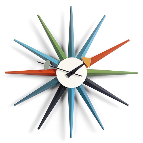 Vitra（ヴィトラ）掛時計 Sunburst Clock（サンバースト クロック）マルチカラー商品画像