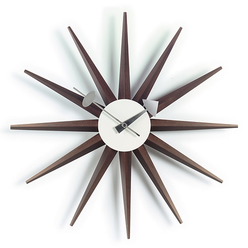 Vitra（ヴィトラ）掛時計 Sunburst Clock（サンバースト クロック）ウォルナット商品画像