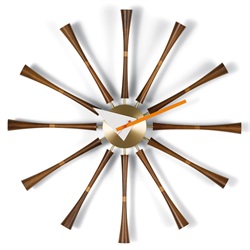 Vitra（ヴィトラ）掛時計 Spindle Clock（スピンドル クロック）アルミニウム/ソリッドウォルナット