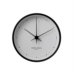 Georg Jensen（ジョージ ジェンセン）掛時計HK（エイチケー）ウォールクロック 22cmブラック