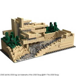 ＜ヤマギワ＞ LEGO(R) Architecture（レゴ(R)アーキテクチャー）「Fallingwater（カウフマン邸・落水荘）」[99621005] オブジェ・置物画像