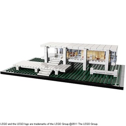 ＜ヤマギワ＞ LEGO(R) Architecture（レゴ(R)アーキテクチャー）「Farnsworth House（ファンズワース邸）」[99621009] オブジェ・置物画像