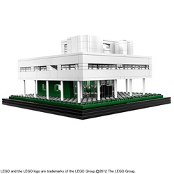 ＜ヤマギワ＞ LEGO(R) Architecture（レゴ(R)アーキテクチャー）「Villa Savoye（サヴォア邸）」[99621014] オブジェ・置物画像