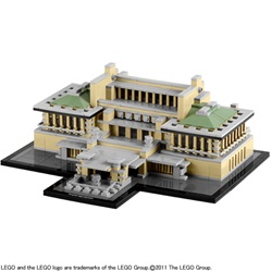 ＜ヤマギワ＞ LEGO(R) Architecture（レゴ(R)アーキテクチャー）「Imperial Hotel（帝国ホテル）」[99621017] オブジェ・置物画像