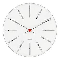 【廃番】ARNE JACOBSEN（アルネヤコブセン）掛時計 Bankers（バンカーズクロック）290mm ホワイト