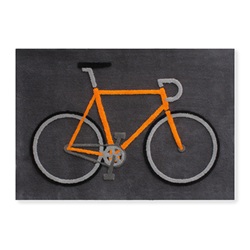 ＜ヤマギワ＞ Alexander Gelman (アレクサンダー・ゲルマン)「Bicycle (バイシクル)」[996AG02] 敷物 ラグ画像