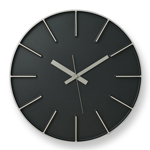 Lemnos（レムノス）掛時計 edge Clock（エッジ クロック）Φ350mm ブラック商品画像