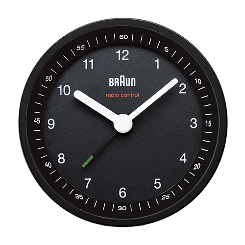 【完売】BRAUN（ブラウン）置時計 ALARM CLOCK（アラームクロック）BNC007 ブラック [996BNC007BKBK]商品画像