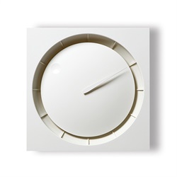 ＜ヤマギワ＞ Lemnos（レムノス）「HOLA」ホワイト[996HOLAWH] 掛け時計 カケドケイ画像