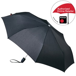 ＜ヤマギワ＞ Knirps（クニルプス）「Fiber T2 Duomatic」ブラック[996KNF878100] 傘・雨具 折りたたみ傘 カサ