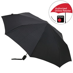 ＜ヤマギワ＞ Knirps（クニルプス）「Fiber T2 Duomatic」ストライプ（ブラック）[996KNF878410] 傘・雨具 折りたたみ傘 カサ画像
