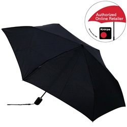 ＜ヤマギワ＞ Knirps（クニルプス）「Flat Duomatic」ブラック[996KNF881100] 傘・雨具 折りたたみ傘 カサ画像