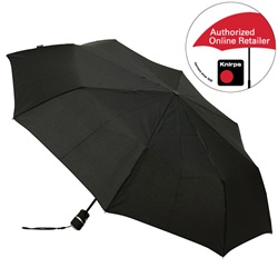 ＜ヤマギワ＞ Knirps（クニルプス）「Fiber T3 Duomatic」ブラック[996KNF886100] 傘・雨具 折りたたみ傘 カサ