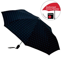 ＜ヤマギワ＞ Knirps（クニルプス）「Fiber T2 Duomatic」キューブチェック[996KNFL878J016] 傘・雨具 折りたたみ傘 カサ