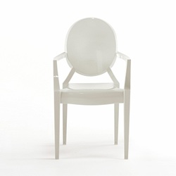 ＜ヤマギワ＞ Kartell（カルテル）「Lou Lou Ghost（ルールー・ゴースト）」ホワイト[996LLOU2852E5] 子供用家具 子供用椅子画像