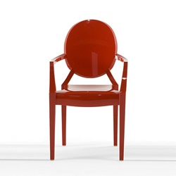 ＜ヤマギワ＞ Kartell（カルテル）「Lou Lou Ghost（ルールー・ゴースト）」レッド[996LLOU2852E7] 子供用家具 子供用椅子画像