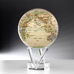＜ヤマギワ＞ MOVA Globe（ムーバ・グローブ）「Antiqued Gloss Finish」4インチ[996MG45ATW] オブジェ・置物画像