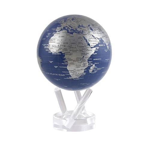 【予約注文】MOVA 地球儀 MOVA Globe（ムーバ・グローブ）Φ11cm ブルーシルバー商品画像