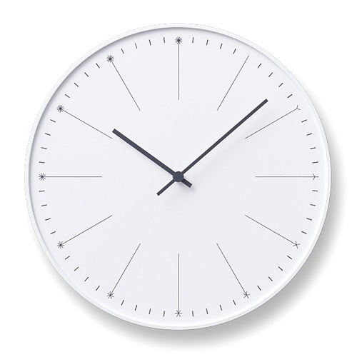 Lemnos（レムノス）掛時計 dandelion（ダンデライオン） ホワイト商品画像