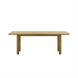 マルニコレクション テーブル MALTA(木脚) オーク/ナチュラルホワイト w200cm