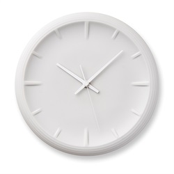 Lemnos（レムノス）掛時計  RELIEF  ホワイト