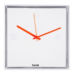 ＜ヤマギワ＞ Kartell（カルテル）「Tic & Tac（ティック・タック）」ホワイト[996TIC190003] 掛け時計 カケドケイ画像