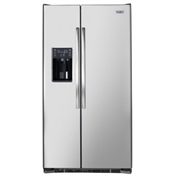 ＜ヤマギワ＞ mabe （ マーベ ）「サイド・バイ・サイド冷蔵庫 MSMS2LG」ステンレス[998MSMS2LGSS] 台所系(キッチン系) 冷蔵庫・冷凍庫画像