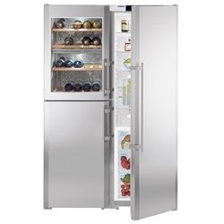 ＜ヤマギワ＞ LIEBHERR（リープヘル）「SBSes7155」サイドバイサイドコンビネーション バイオフレッシュ冷凍冷蔵庫[998SBSES7155] 台所系(キッチン系) 冷蔵庫・冷凍庫
