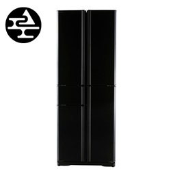 ＜ヤマギワ＞ amadana（アマダナ）「冷蔵庫（405L）ZR-541」ブラック[998ZR541BK] 台所系(キッチン系) 冷蔵庫・冷凍庫画像