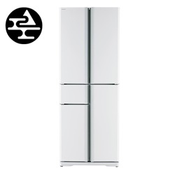 ＜ヤマギワ＞ amadana（アマダナ）「冷蔵庫（405L）ZR-541」ホワイト[998ZR541WH] 台所系(キッチン系) 冷蔵庫・冷凍庫画像